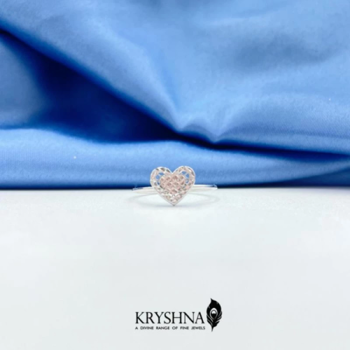 75% White Gold Swarovsky Ring 102